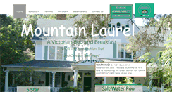 Desktop Screenshot of mountainlaurelinn.com